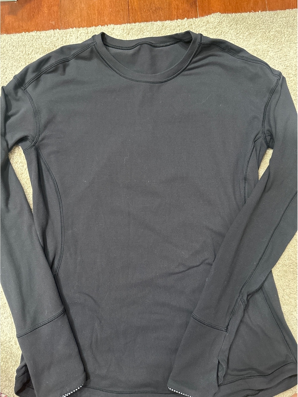 (4)Lululemon Black Long Sleeve Athletic Shirt